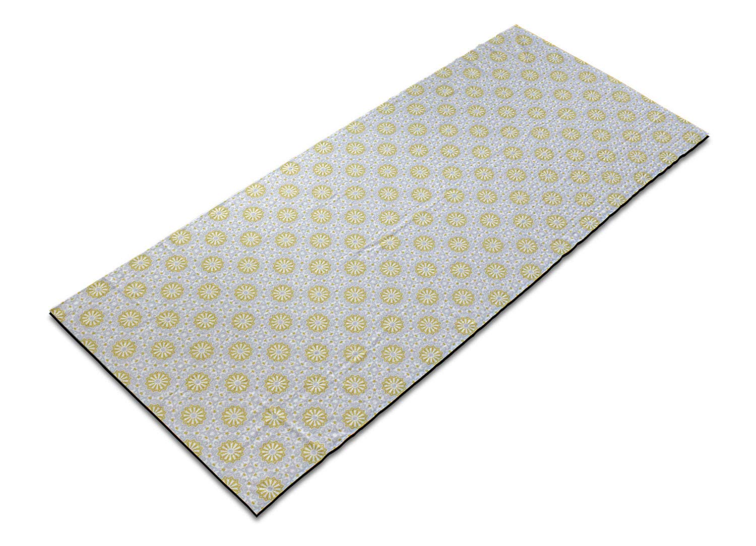 Ambesonne Non-Slip Yoga Mat Towel - Ethnic Ornamental Pattern, Sweat Absorbent Workout Cover for Yoga & Pilates (25
