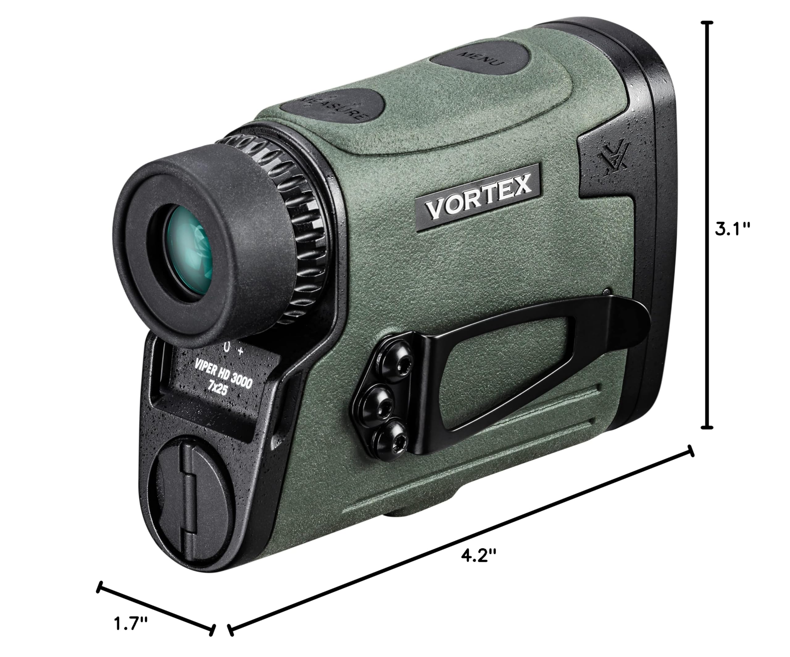 Vortex Optics Viper HD 3000 Laser Rangefinder - High Precision Hunting & Golf Distance Finder for Outdoor Sports and Shooting