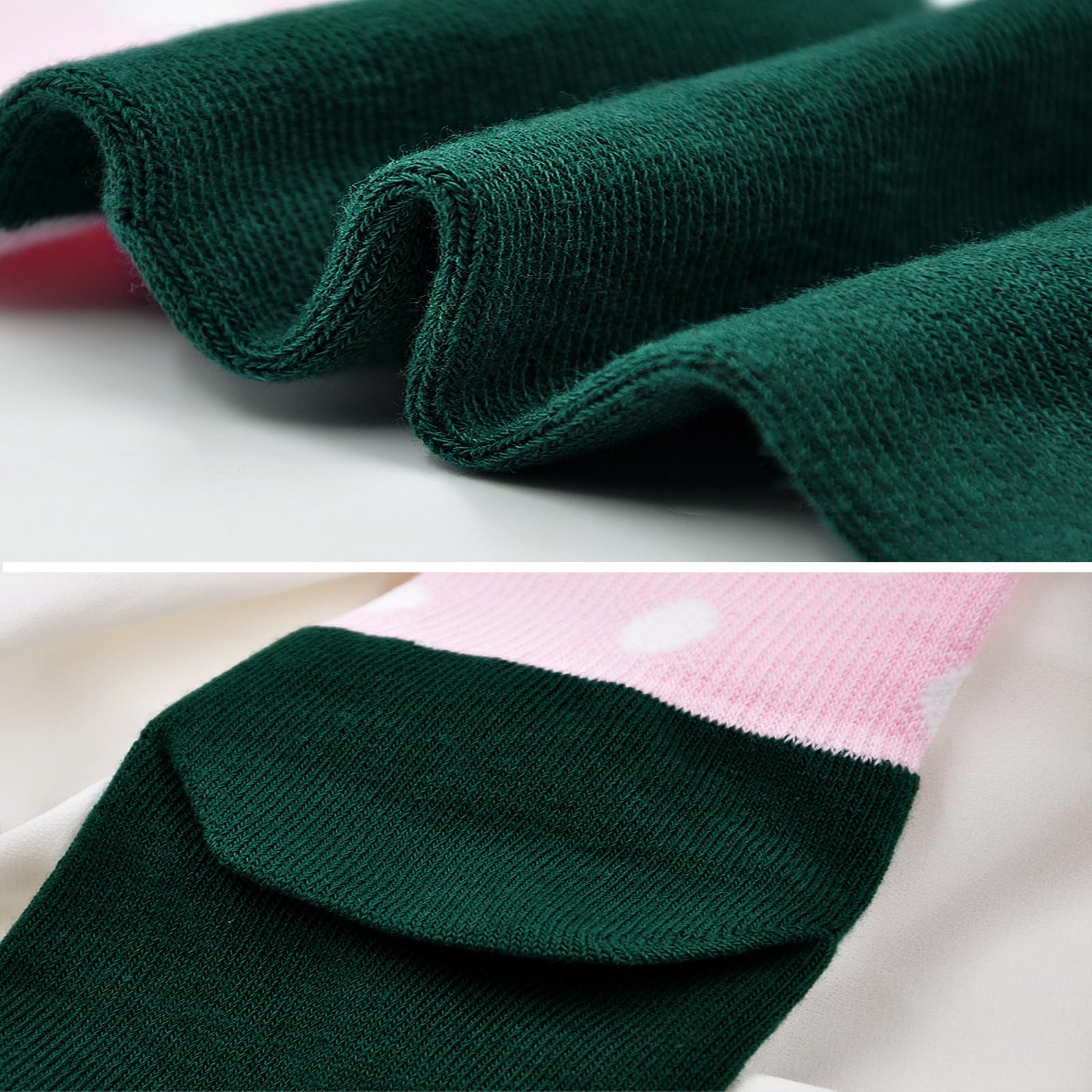 Women's Cotton Toe Socks - 5 Finger Crew Socks for Running & Athletic Activities - Colorful Striped Design (4/5 Pairs) - Perfect for Yoga, Gym Workouts & Casual Wear