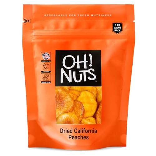 E. Dried California Peaches - 1lb