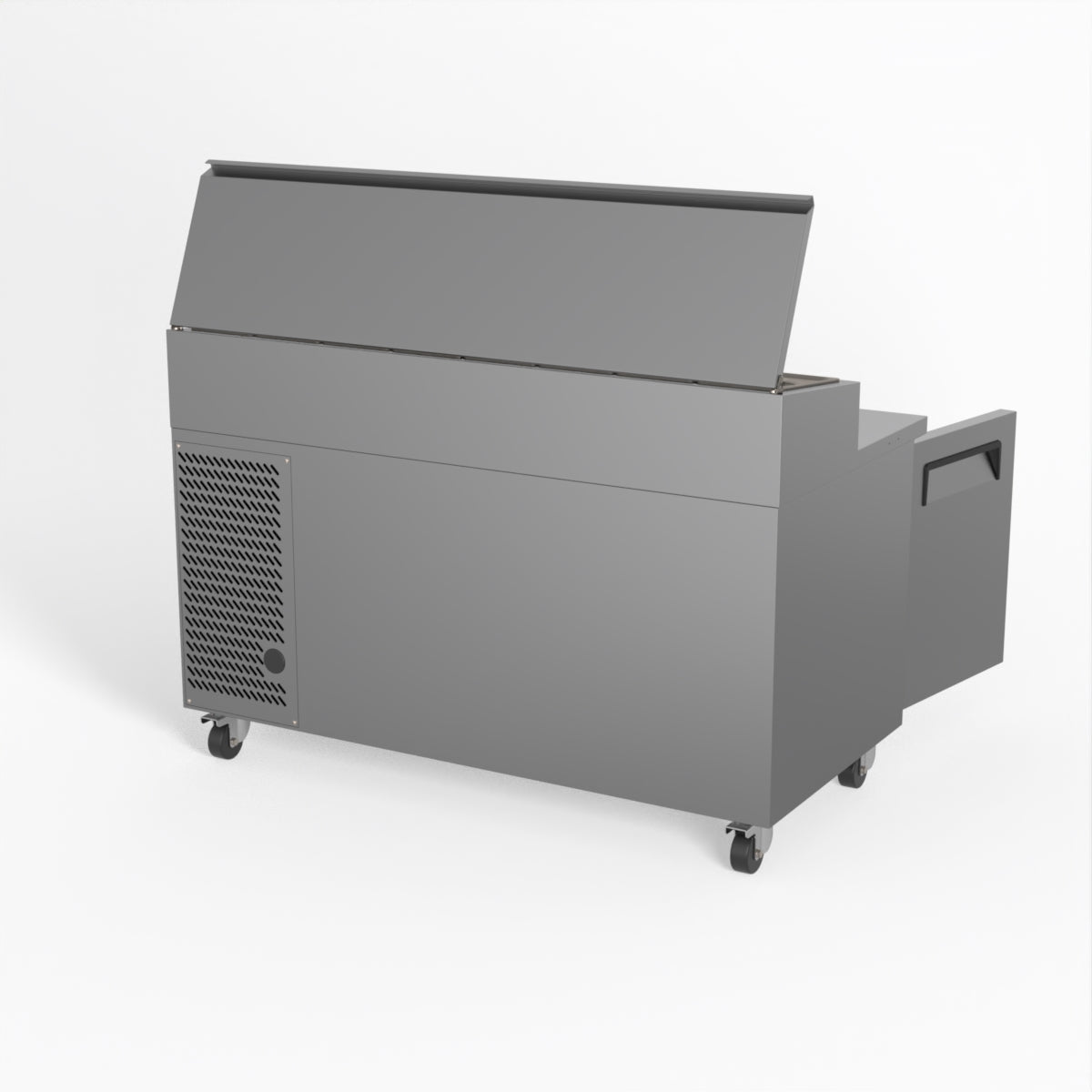 AG 2 Door Saladette Refrigerator with 8 x 1/3 GN Trays - Commercial Kitchen & Restaurant Use
