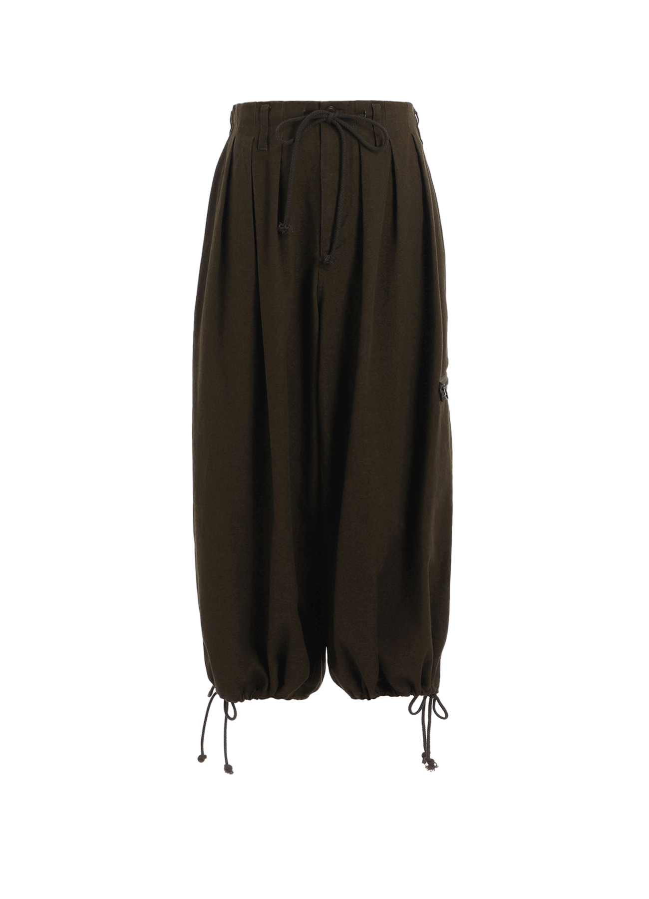 Breathable Cotton Drill Zipper Pocket Balloon Pants for Women & Men - Comfortable Loose Fit Casual Trousers for Yoga, Travel, and Everyday Wear