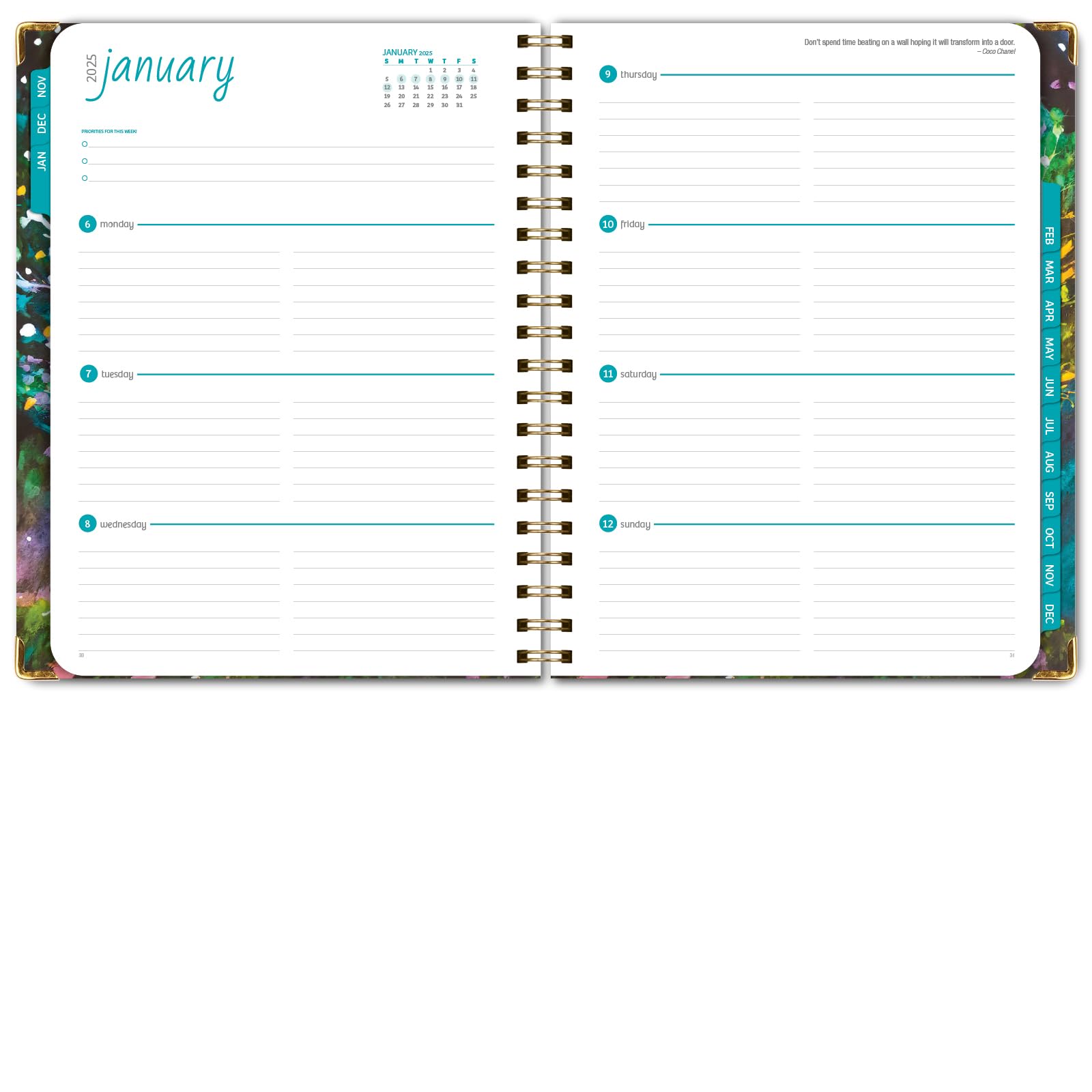 2025 Hardcover Planner 8.5