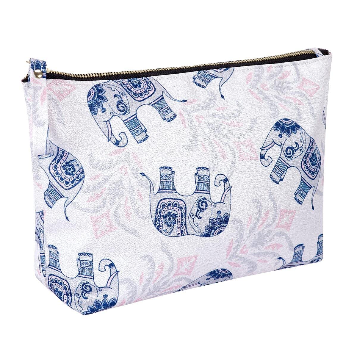 KAMO Makeup Bags for Women - Waterproof Cosmetic Organizer with Zipper, Travel Toiletry Bag, Pencil Case for Girls | Perfect for Travel, Gym, School & Daily Essentials Storage
