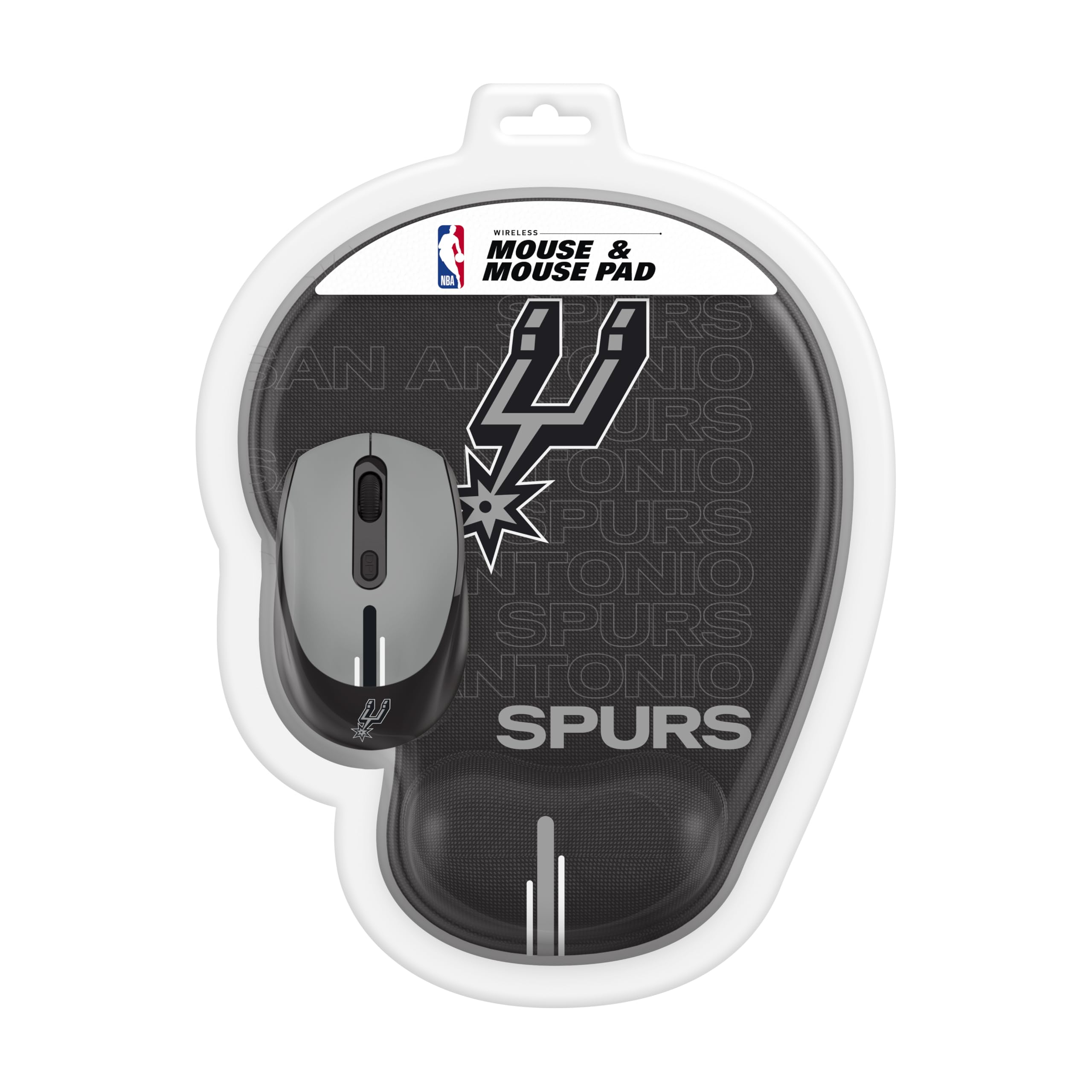 SOAR NBA Wireless Mouse with RGB Lighting & Gaming Mouse Pad - Compatible with PC, Laptop, Mac - Perfect for Gaming, Office Work, and Home Use
