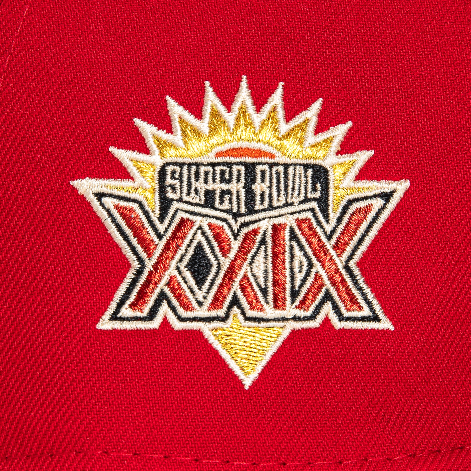 New Era 59Fifty San Francisco 49ers 1995 Super Bowl Patch Snapback Hat - Red - Official NFL Licensed Cap for Football Fans & Collectors - Perfect for Game Day, Tailgating, and Sports Memorabilia Display