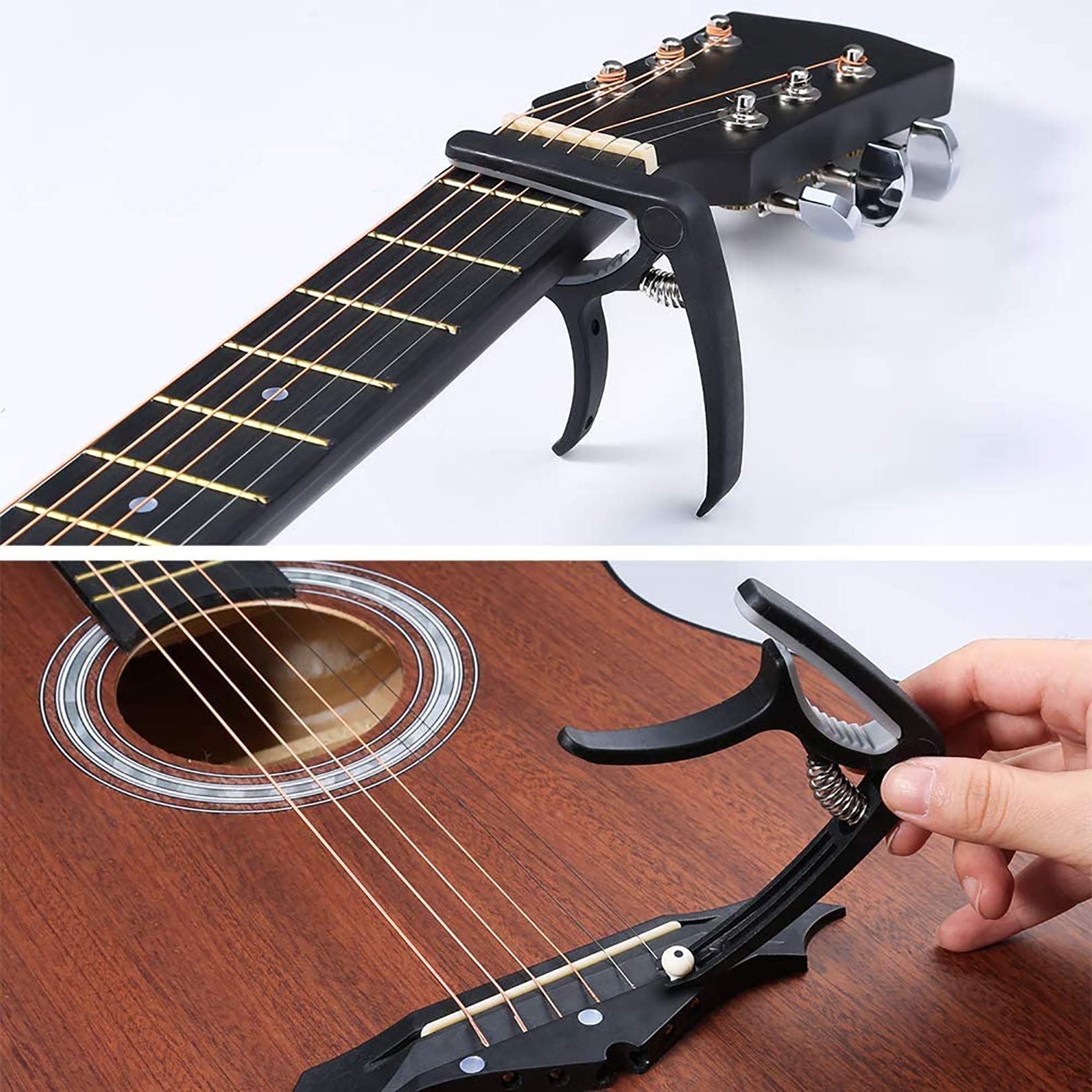 Vilihkc 65-Piece Guitar Accessories Kit with Strings, Picks, Capo, Thumb Picks, String Winder, Bridge Pins & Tools - Perfect for Guitar Maintenance, Practice & Live Performances