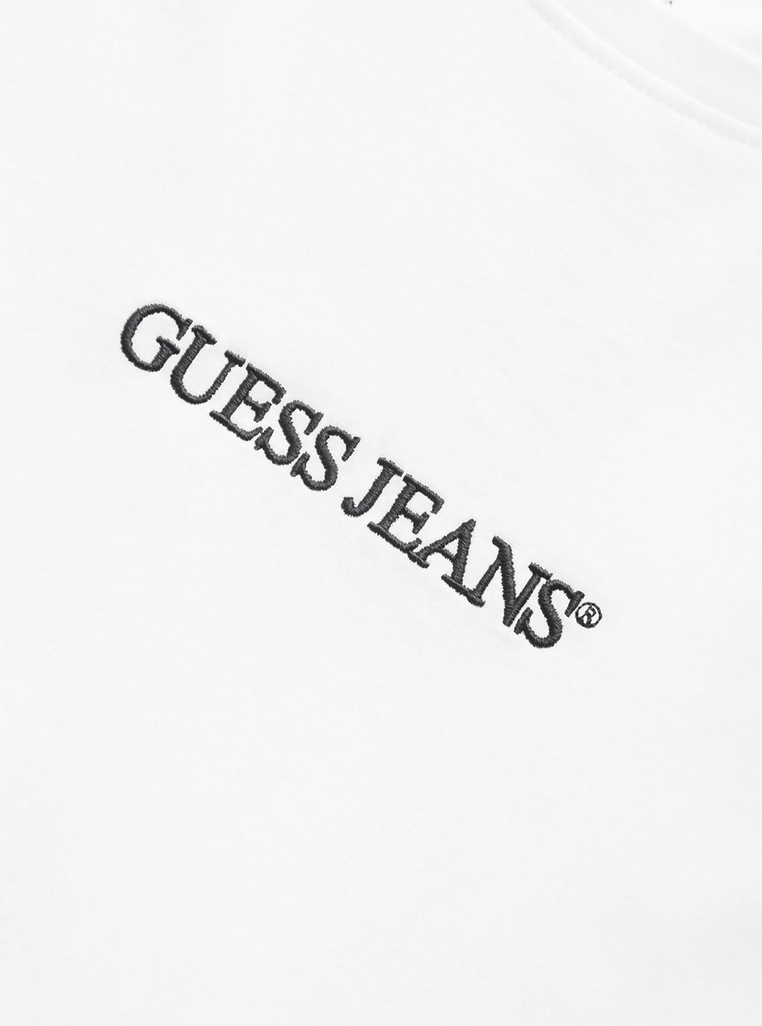 Guess Women's White Slim Fit Logo T-Shirt - Casual Cotton Tee for Everyday Wear & Street Style Outfits