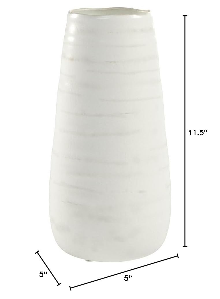 Sullivans Ceramic Boho Vase - Handcrafted Farmhouse Centerpiece for Wedding Reception, Living Room, Kitchen, Office, Bedroom & Bathroom Decor | Perfect for Boho Chic, Rustic & Modern Home Decor Styles