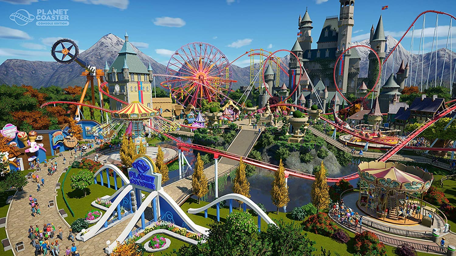 Planet Coaster - PlayStation 5 Edition (PS5) | Thrilling Theme Park Simulation Game | Perfect for Strategy & Creative Gamers | Build & Manage Your Dream Park