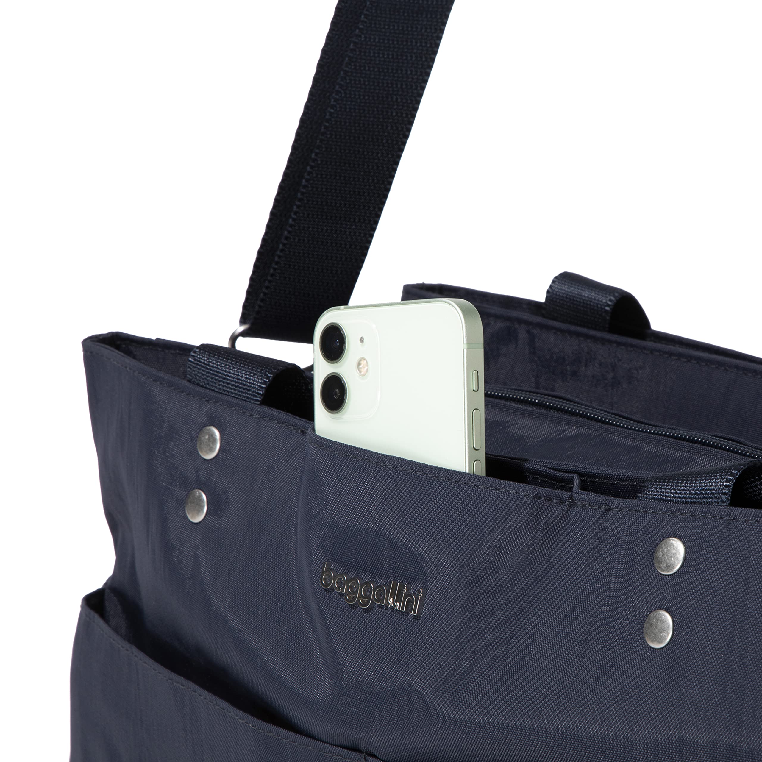 Baggallini The Only Bag - Stylish Multi-Compartment Crossbody Tote Purse for Women | Perfect for Travel, Work & Everyday Use