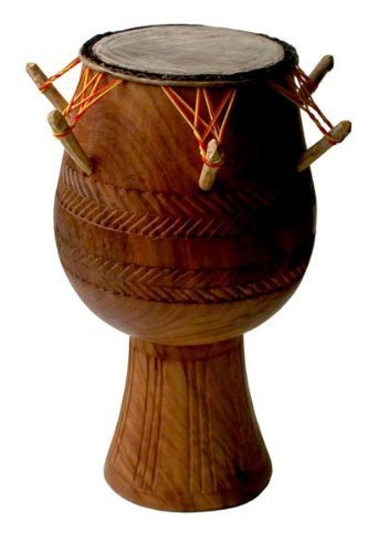 Authentic Ghana Adowa Drum - Handcrafted African Percussion Instrument for Music Lovers - Perfect for Cultural Performances, Drum Circles & Home Decor