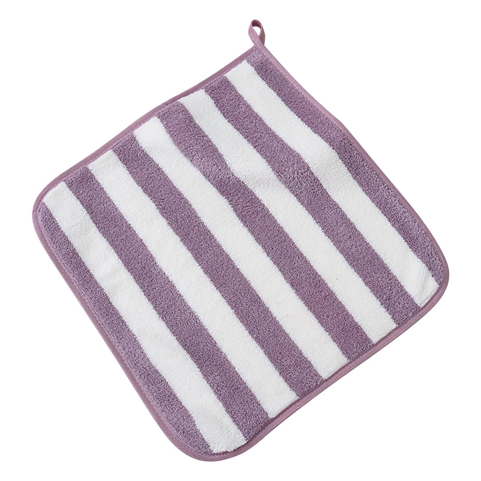 Premium Soft & Absorbent Hand Towels with Hanging Loop - Skin-Friendly Kitchen & Bath Towels for Kids & Adults - Perfect for Kitchen, Bathroom, Living Room & Salon Use (Size: One Size, Color: C)