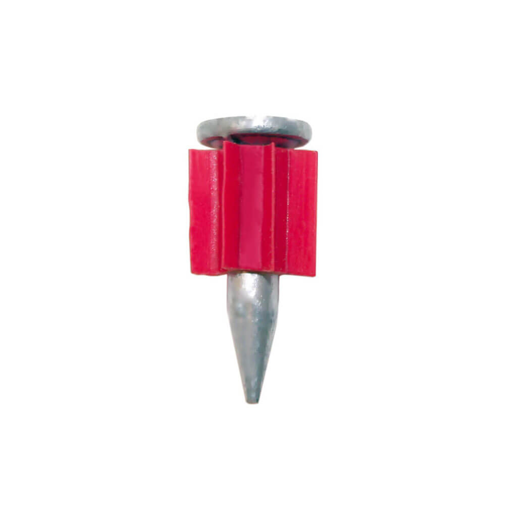 DuraDrive 3/4 in. x .300 in. Bright Finish Flat Head Fluted Concrete and Steel Drive Pins - 1000 Pack for Construction, Masonry, and Steel Framing Projects