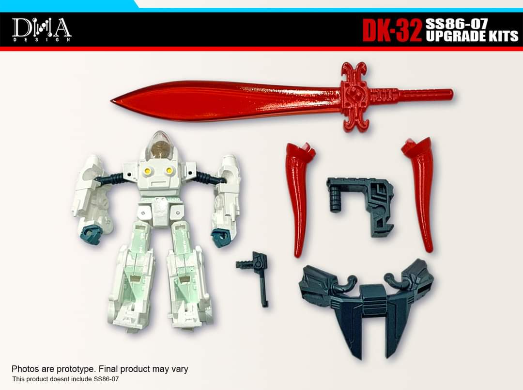 DNA Design DK 32 Upgrade Kit for Transformers Studio Series Dinobot Slug SS86-07 - Enhanced Accessories for Collectors | Perfect for Display & Customization
