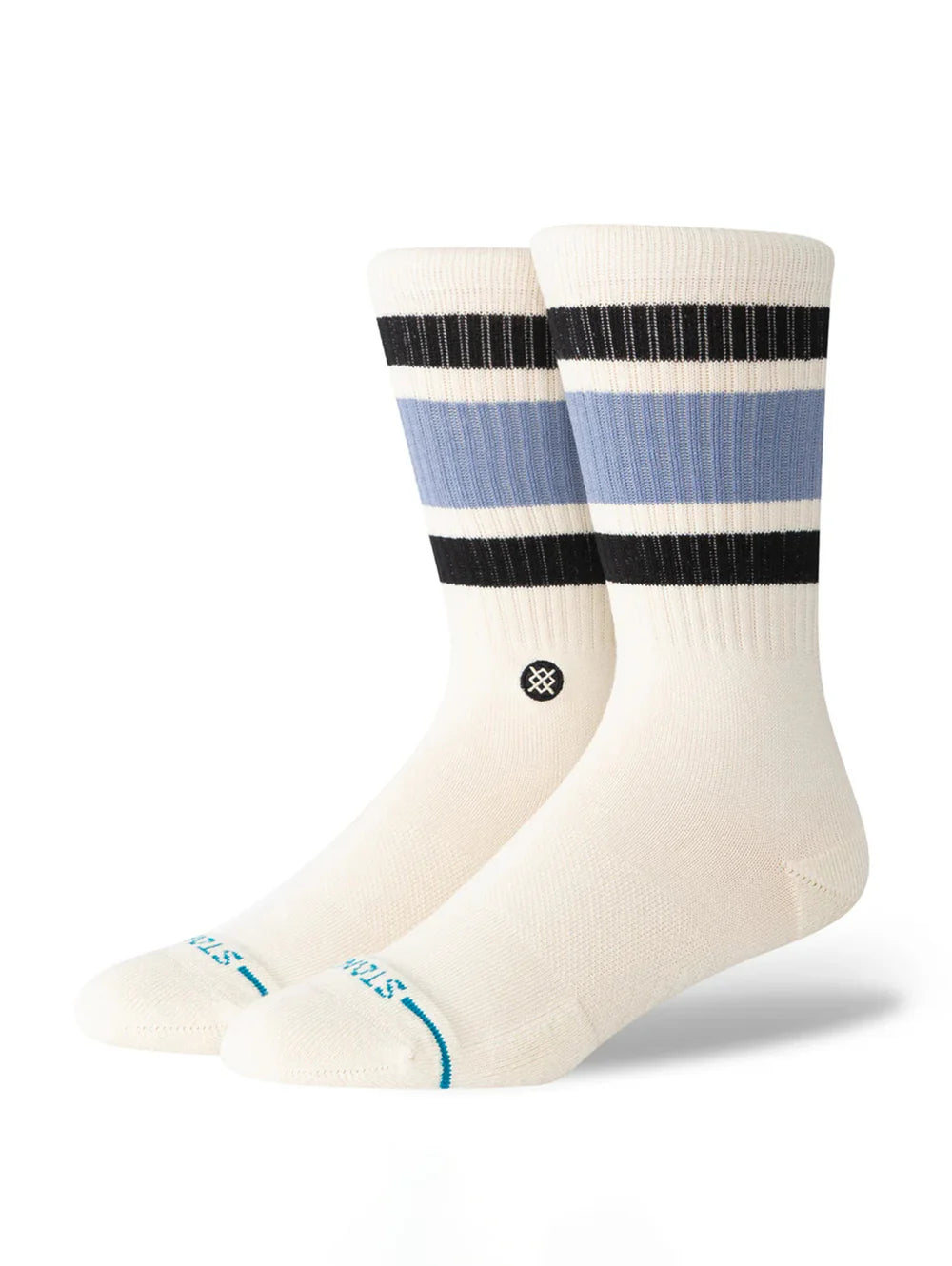 Stance STP Boyd Socks for Men - Breathable Athletic Socks in Stone Blue - Perfect for Running, Gym & Everyday Wear