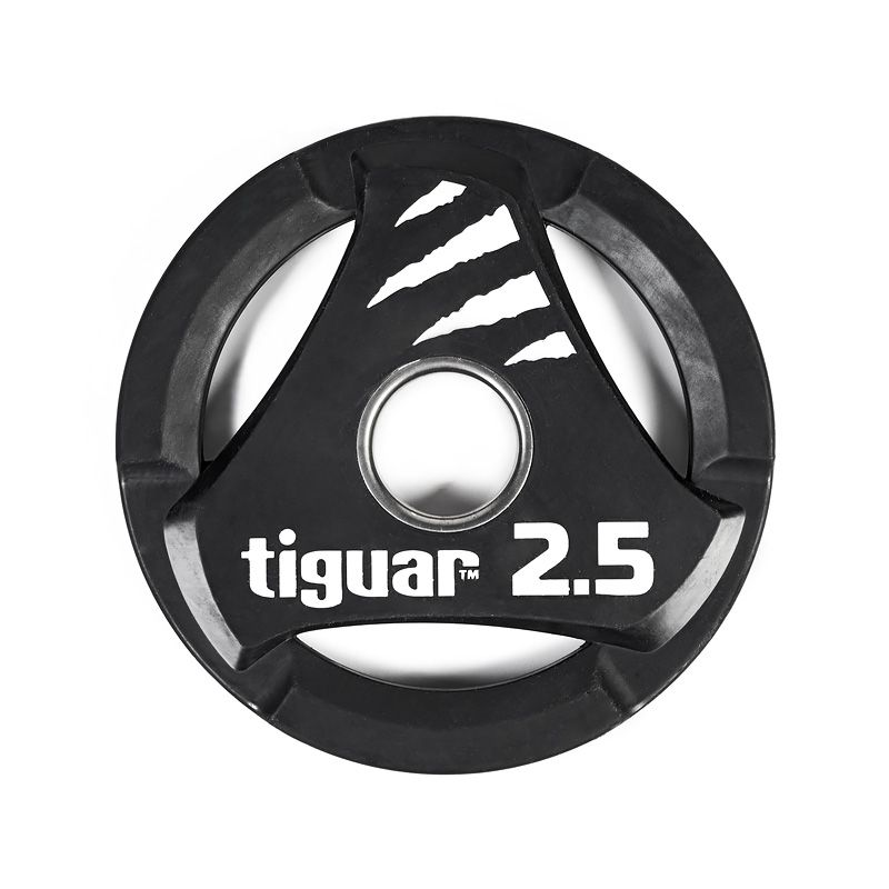Olympic Weight Plate 2.5kg - Premium PU Coated for Home & Gym Workouts - Perfect for Strength Training, CrossFit, and Weightlifting