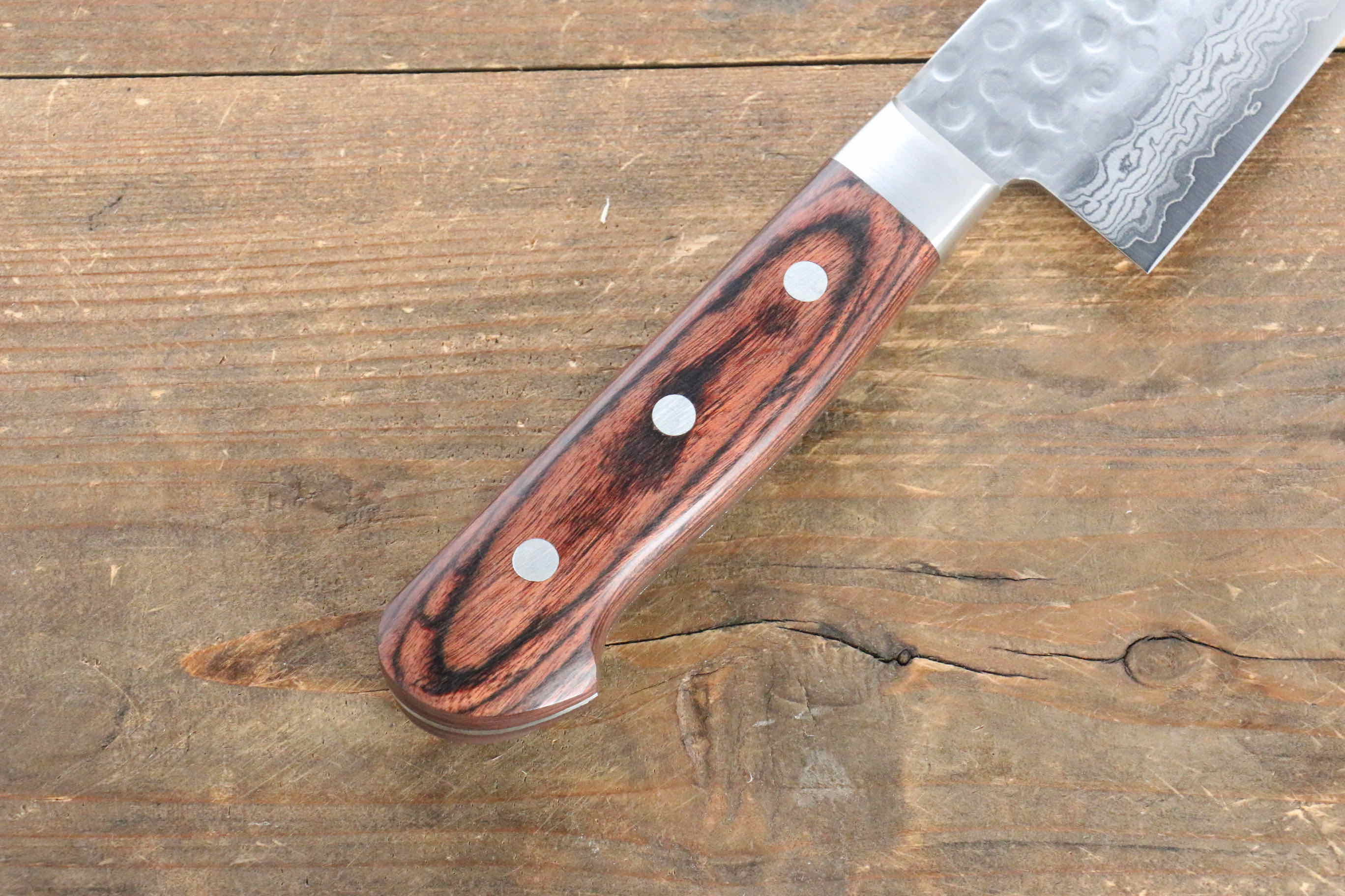 Premium Jikko VG10 17-Layer Damascus Gyuto Chef Knife 240mm - Japanese High Carbon Stainless Steel Blade with Mahogany Handle - Perfect for Sushi, Meat Slicing & Professional Kitchen Use