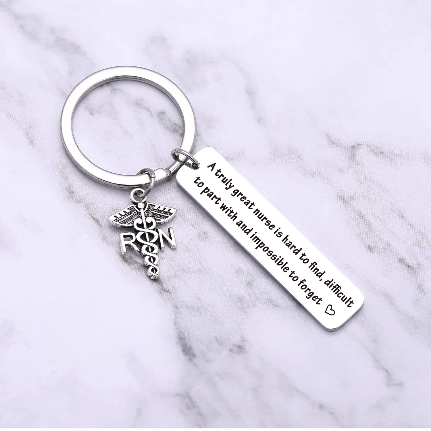 Nurse Appreciation Jewelry - Medical Keychain for Nurses, Coworker Farewell Gift, Nursing Graduation Present - Perfect for Goodbye Parties & Healthcare Worker Recognition