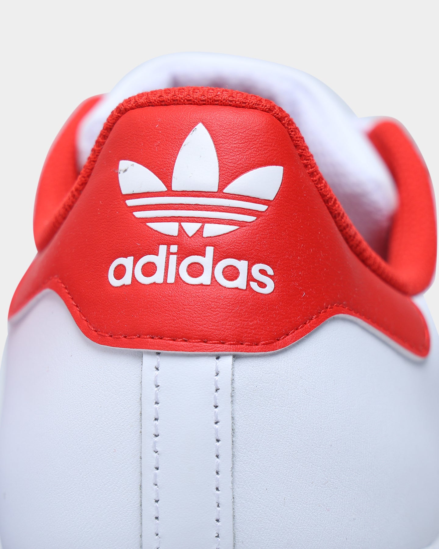 Adidas Superstar Sneakers - Cloud White & Vivid Red | Classic Low-Top Shoes for Men & Women | Perfect for Casual Wear, Street Style & Everyday Comfort