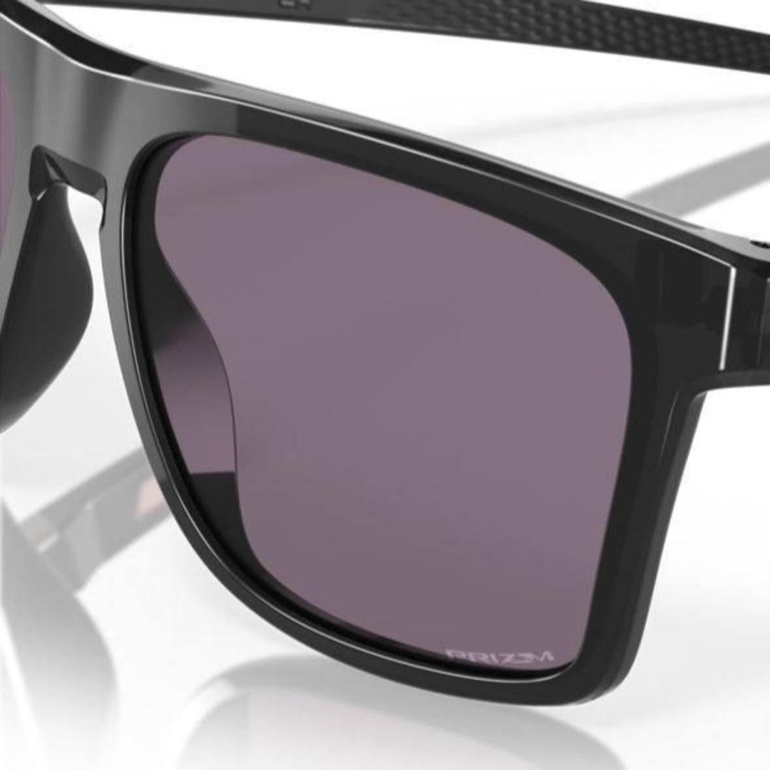 Oakley Leffingwell Sunglasses Black Ink/Prizm Grey 0OO9100 910001 - Polarized Sports & Outdoor Sunglasses for Running, Cycling, and Driving