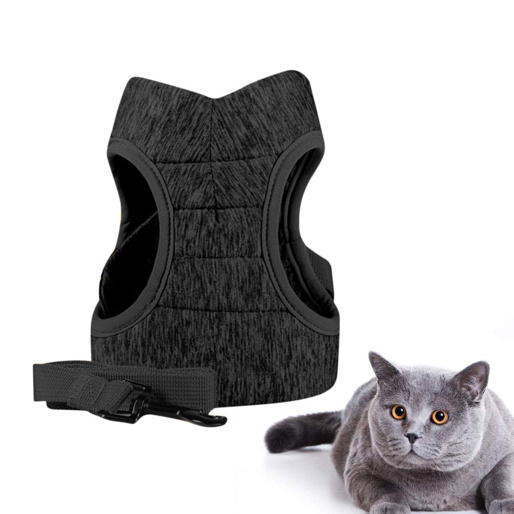 Small Dog Harness & Cat Vest Harness - Adjustable Pet Chest Strap with Leash for Walking, Training & Outdoor Adventures