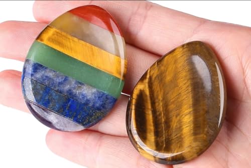 D-chakra & Tiger Eye - Water Drops Shaped