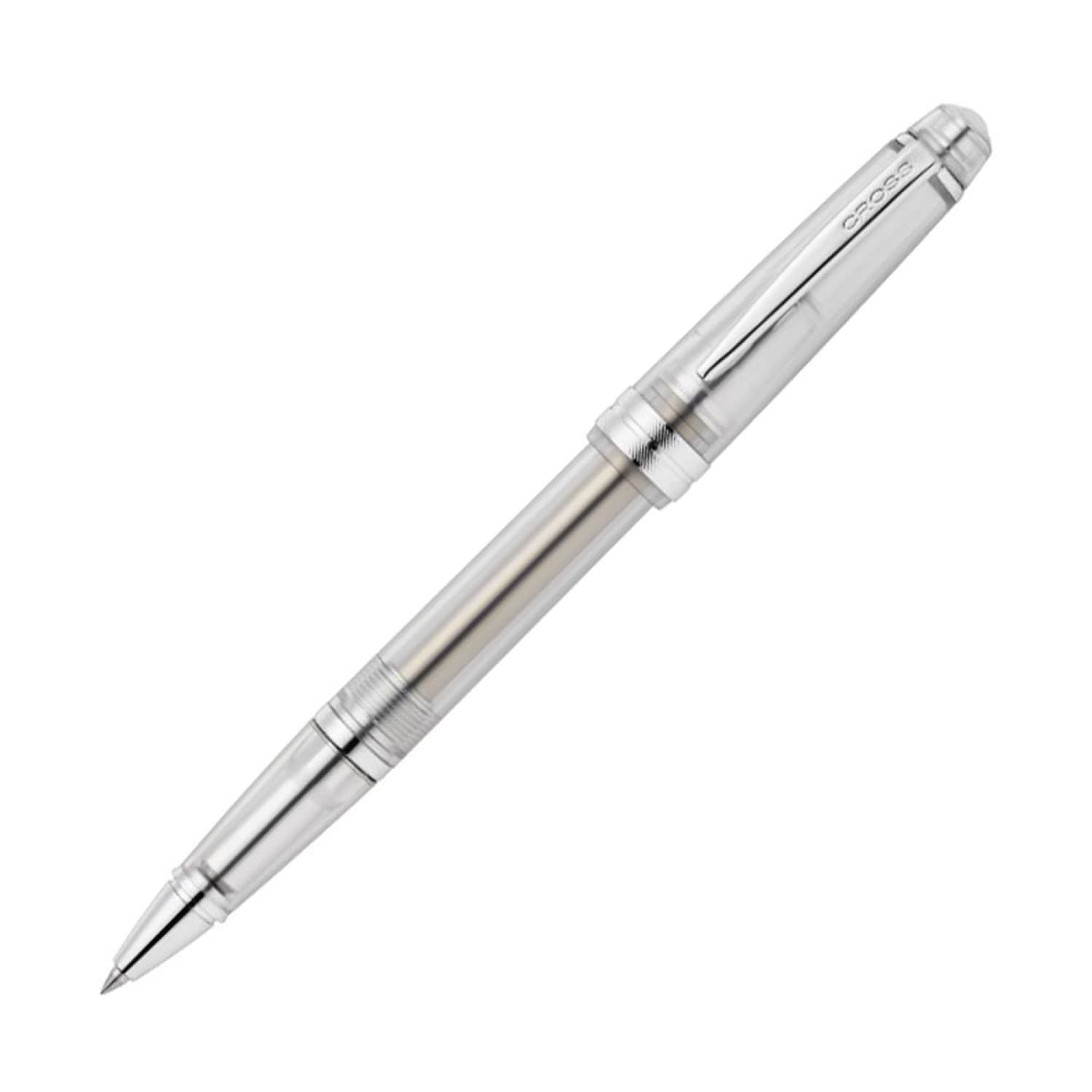 Cross Bailey Light Ballpoint Pen - Translucent Clear Resin with Chrome Trim - Premium Writing Instrument for Office, School & Gift Giving