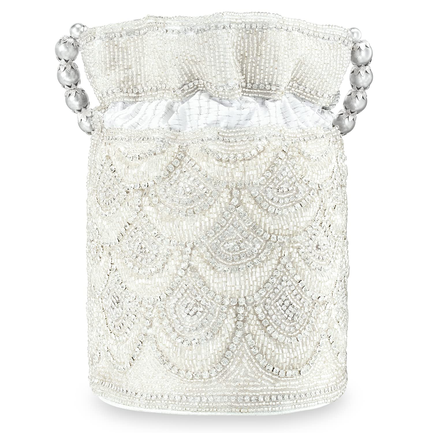 **Aheli Stylish Potli Bags for Women – Elegant Evening Clutch Purse with Drawstring, Perfect for Weddings, Parties & Ethnic Events**