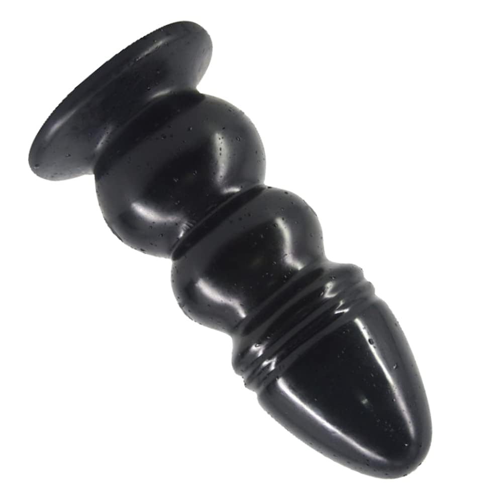 Extra Large FST Oversized Anal Dildo with Strong Suction Cup - Black Butt Plug Sex Toy for Women & Men - Perfect for Solo Play, Couples Exploration and BDSM Scenes