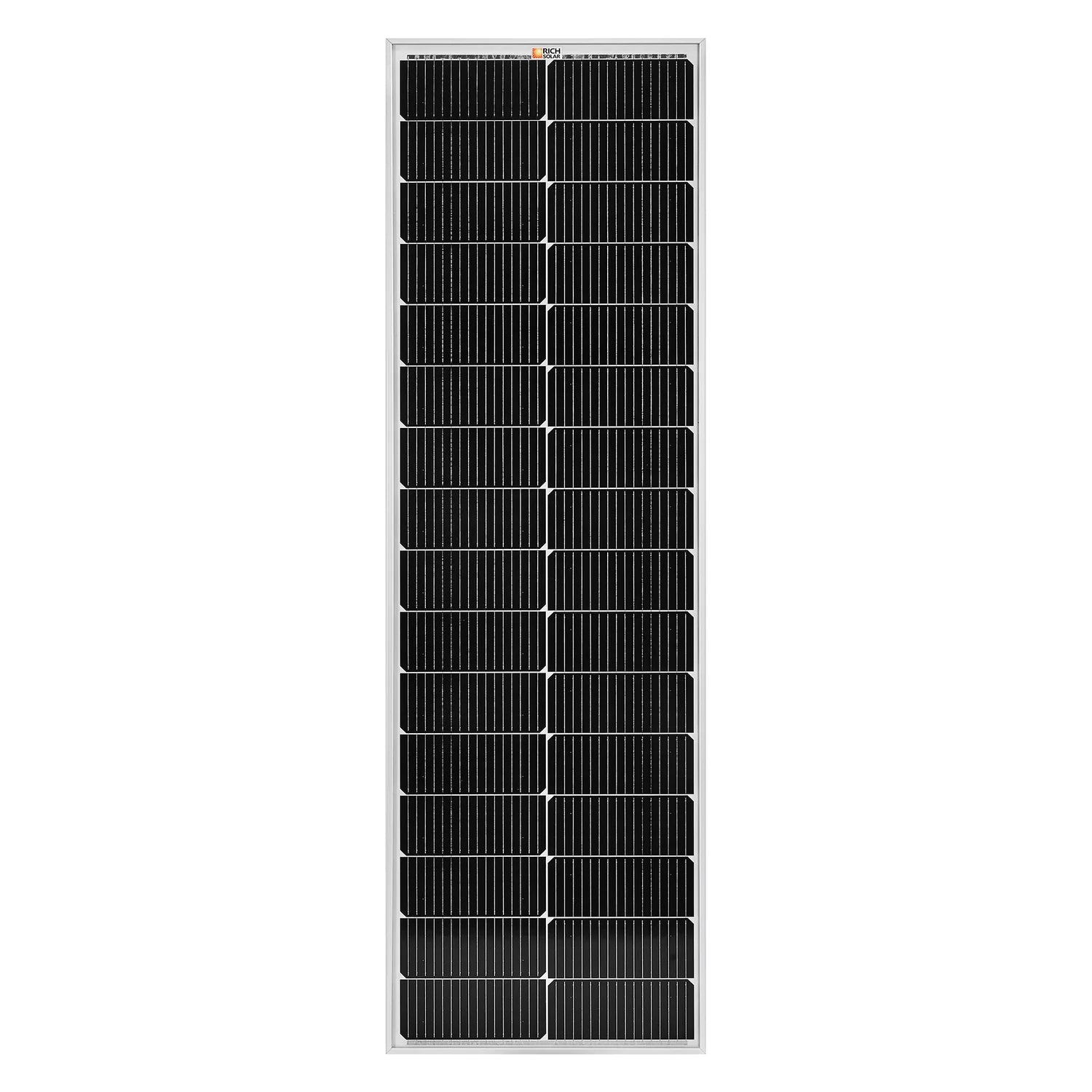 Rich Solar MEGA 100 Watt Slim Monocrystalline Solar Panel - High Efficiency Portable Solar Panel for RV, Boat, Camping & Off-Grid Power