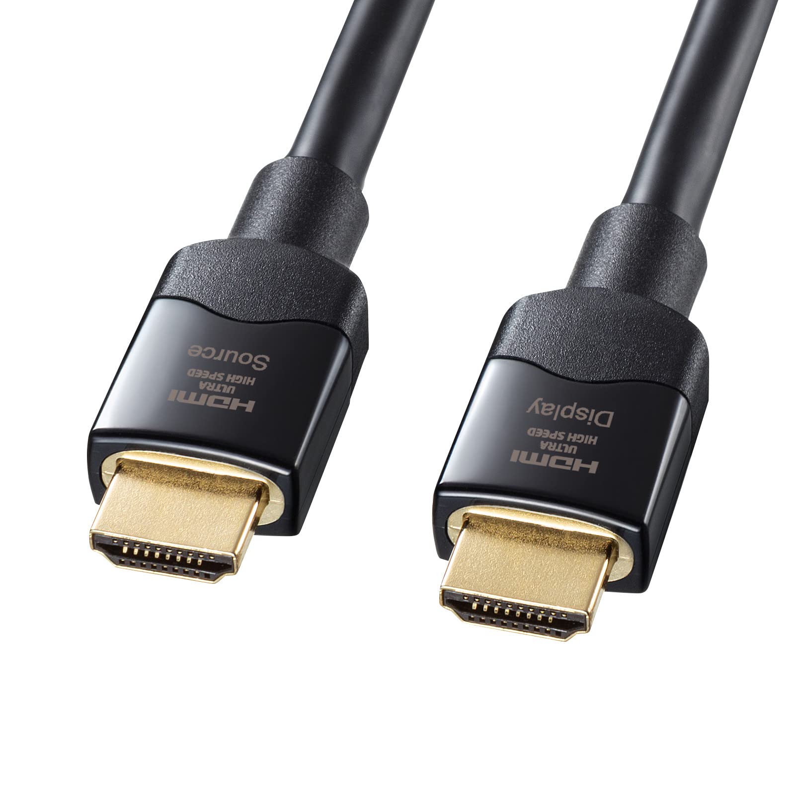Sanwa Supply KM-HD20-UFB200 20m Fiber Optic HDMI Cable 4K 120Hz 8K 60Hz - Ultra High Speed for Home Theater, Gaming, and Professional AV Installations