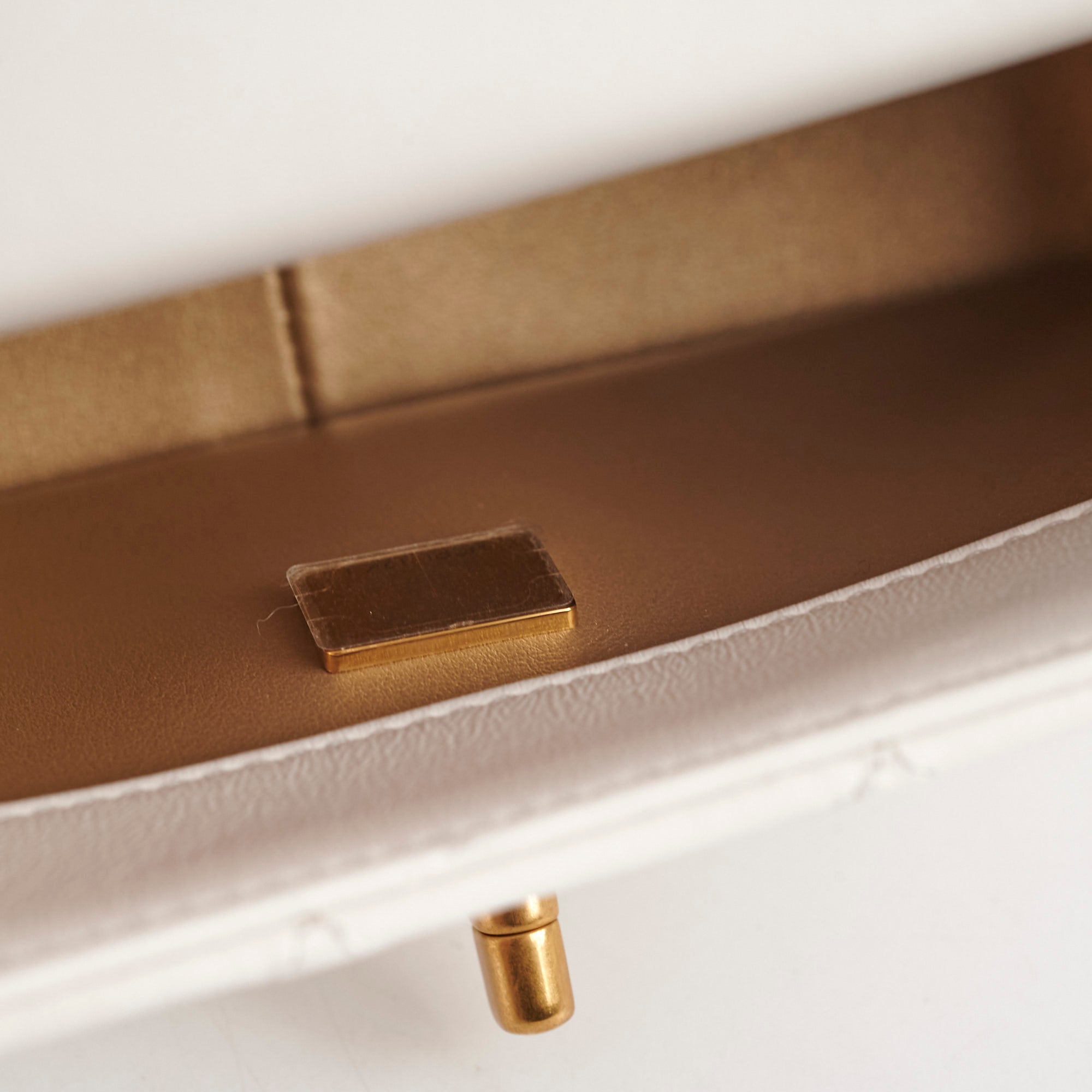 Chanel Seasonal Calfskin Shoulder Bag White - Luxury Designer Handbag for Women - Perfect for Work, Travel & Evening Events