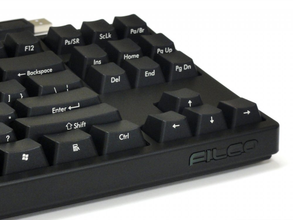 FILCO Majestouch Ninja TKL Mechanical Keyboard - Cherry MX Blue Switches - Compact Tenkeyless Design for Gaming & Office Typing