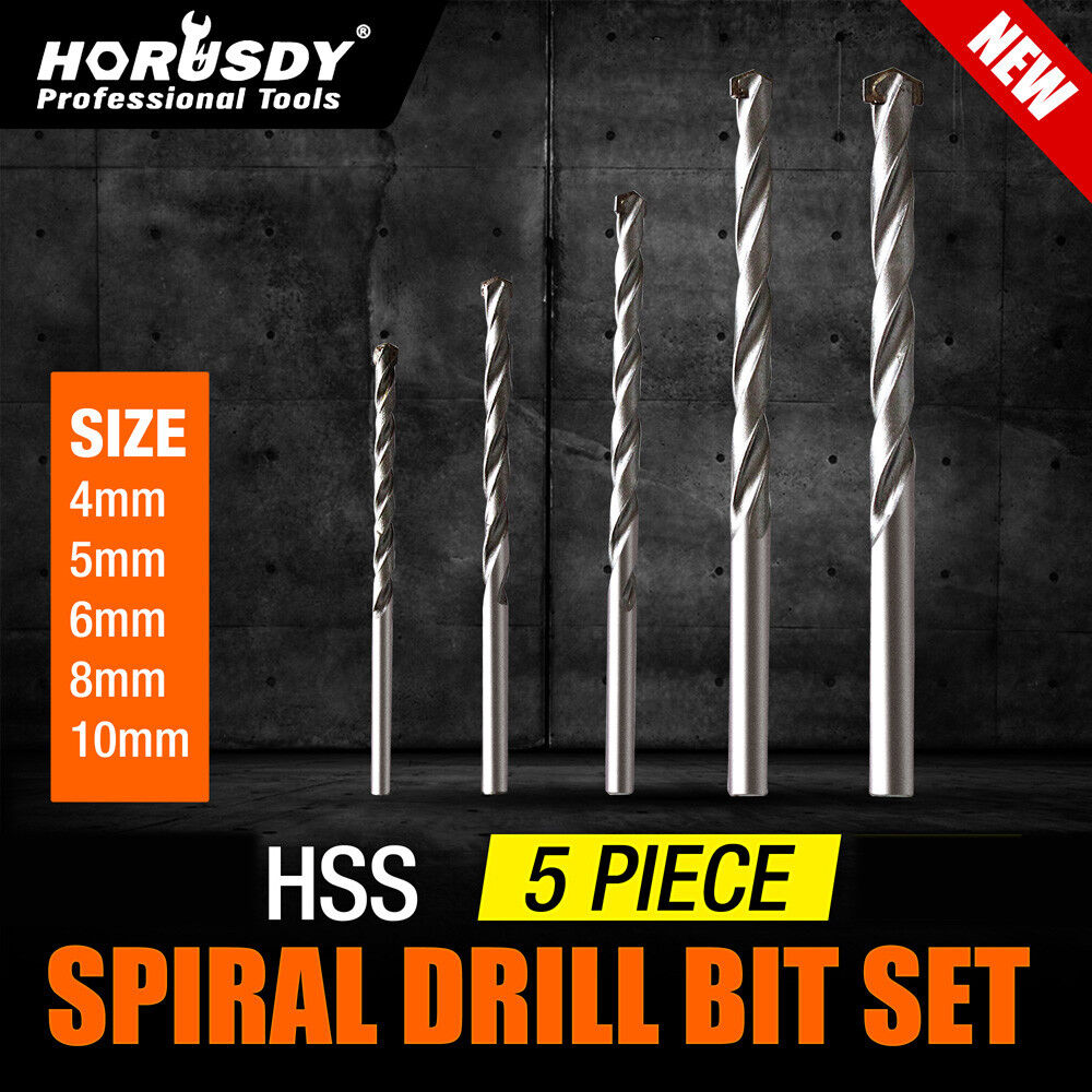 15-Piece HSS Drill Bit Set for Wood, Metal & Concrete - Titanium Coated Metric Drill Bits - Perfect for DIY Projects, Home Repairs & Professional Construction Work