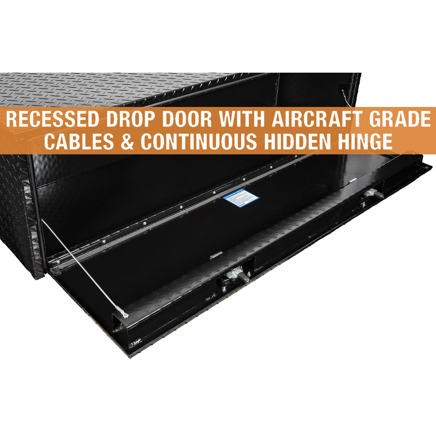 Black Diamond Tread Aluminum Underbody Truck Tool Box 18