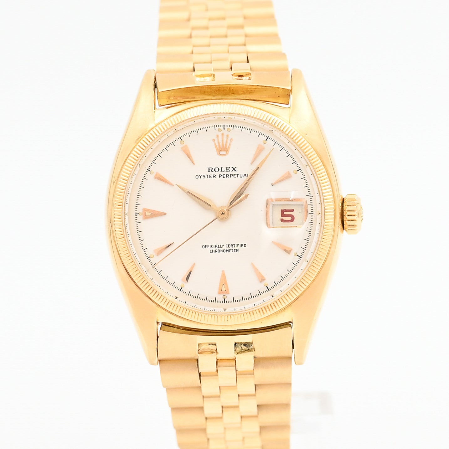 Authentic Rolex Oyster Perpetual Date Bubbleback Vintage Watch - Luxury Timepiece for Men, Classic Design for Collectors & Special Occasions