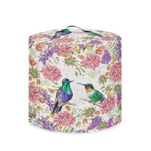 Vintage Floral and Hummingbird