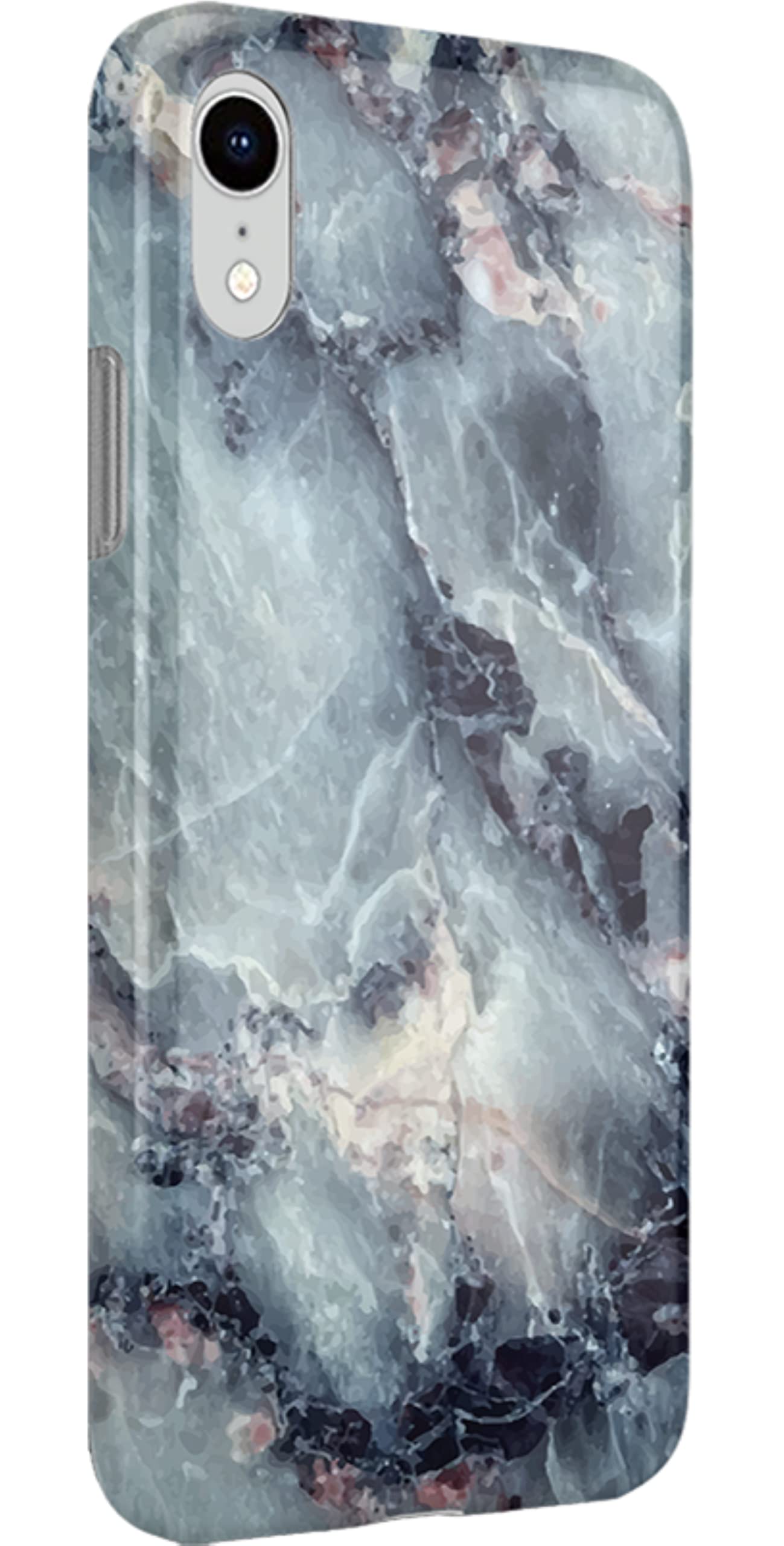 Casely iPhone XR Case - Shockproof Blue Marble Phone Cover | Slim Protective Case for iPhone XR | Perfect for Work, Travel & Everyday Use