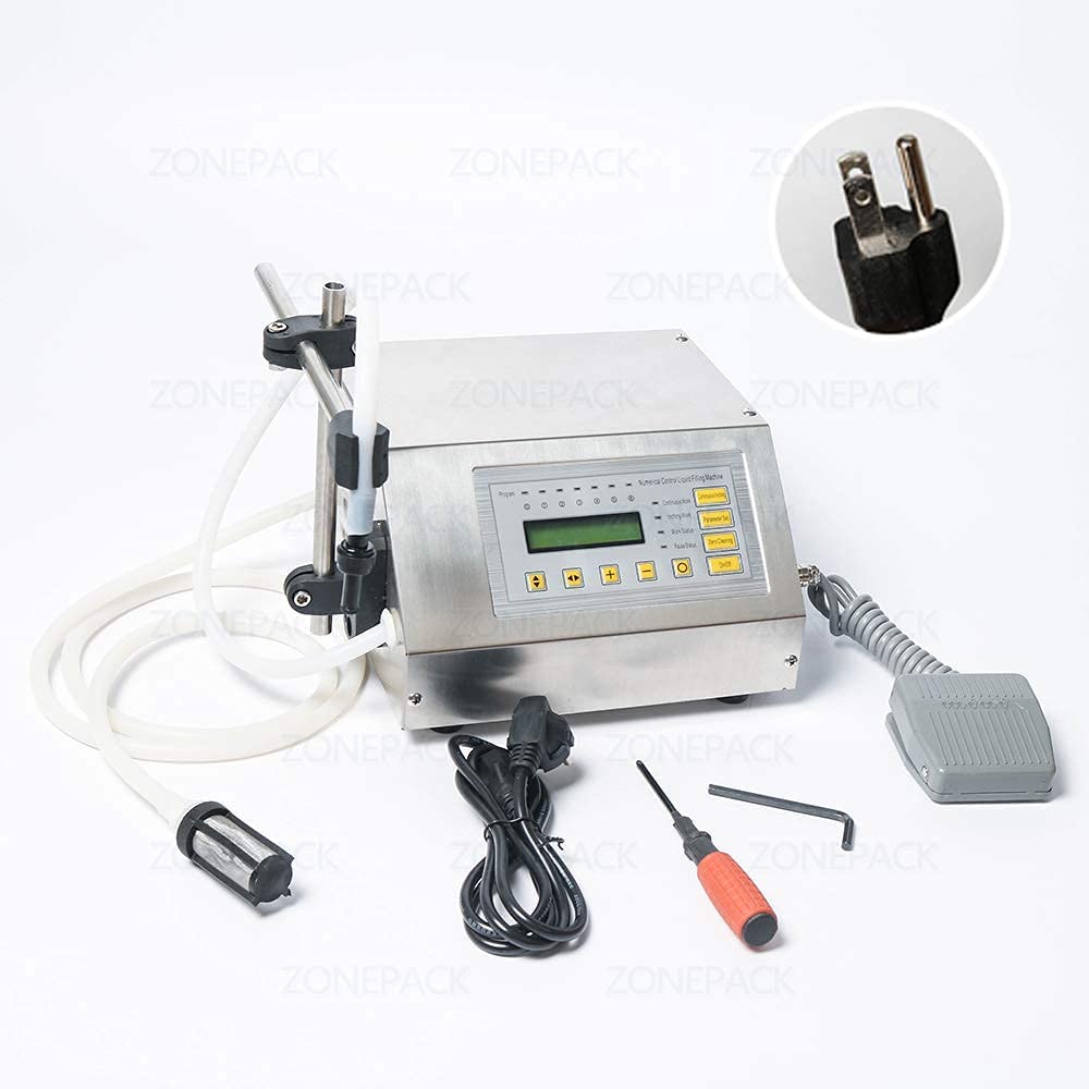 Digital Liquid Filling Machine Pump - 5ml to 3500ml Precise Volume Control for Water, Alcohol & Beverages | GFK160 Model with Extra Filter | Perfect for Home Brewing, DIY Cocktails & Small Business Production