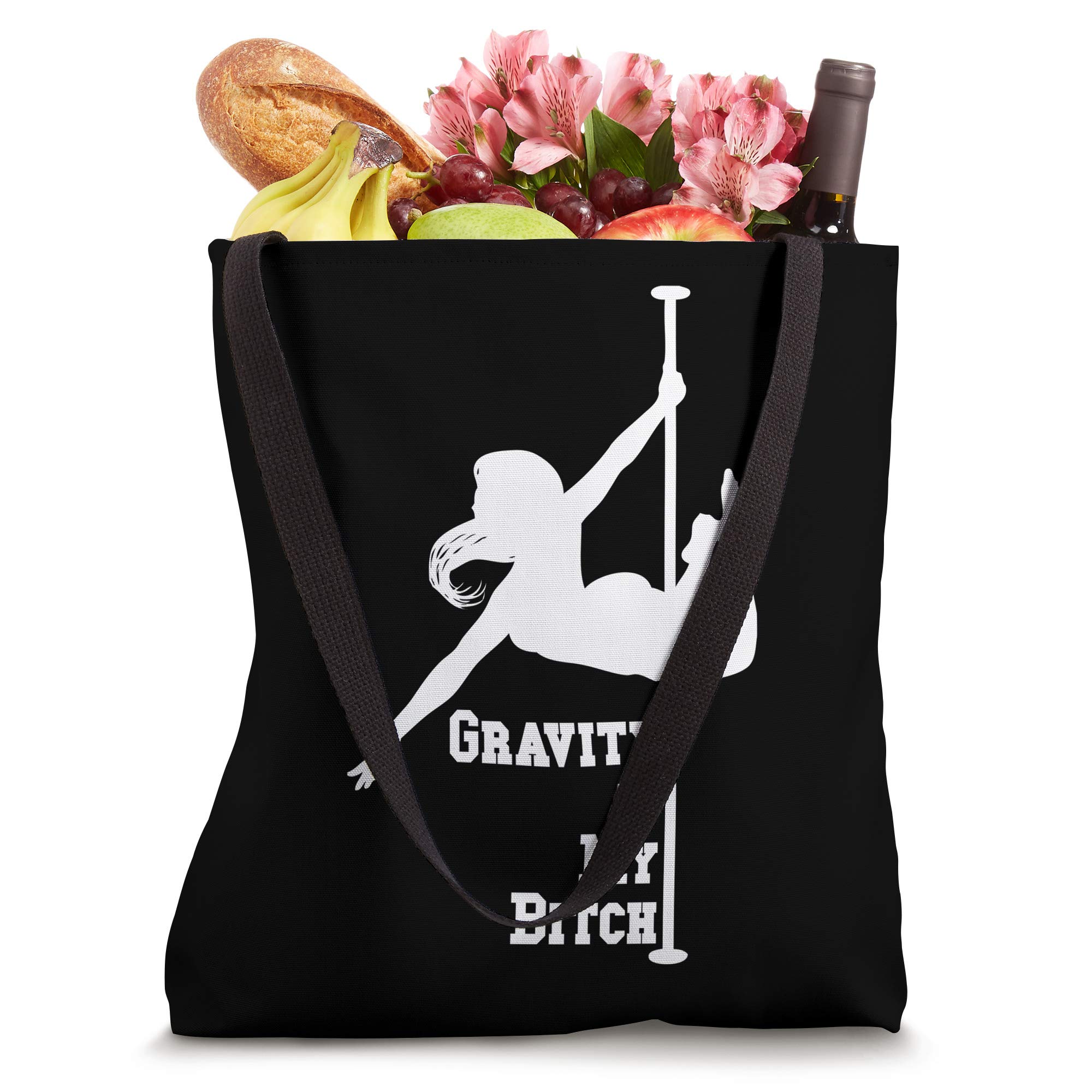 Gravity Pole Dance Fitness Tote Bag - Stylish Workout & Dance Gift for Women - Perfect for Gym, Dance Classes & Yoga