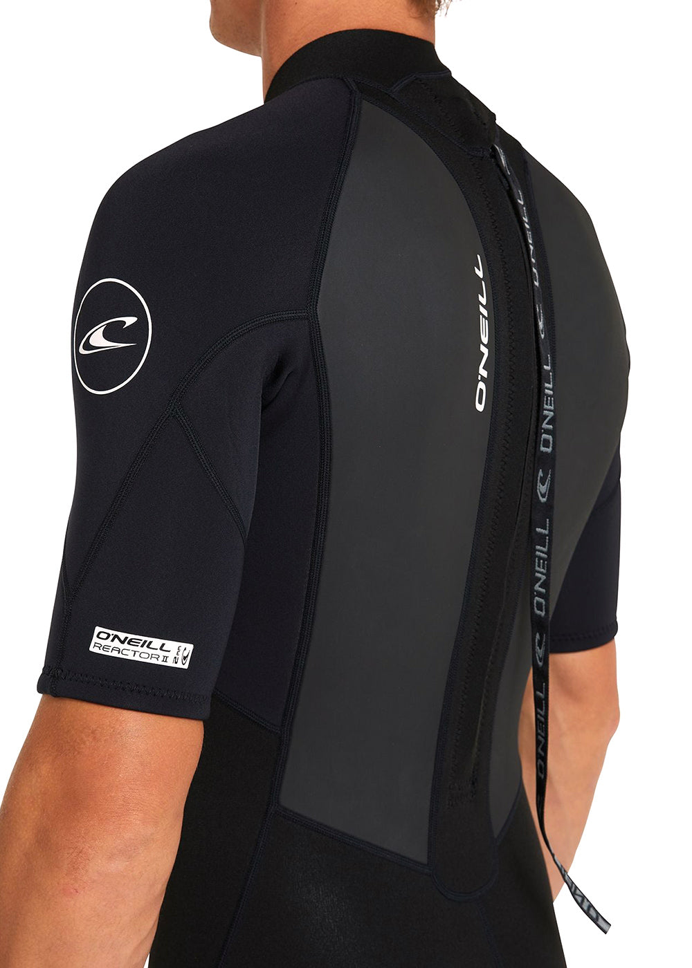 O'Neill Men's Reactor II SS 2mm Back Zip Spring Wetsuit for Surfing, Diving & Water Sports - Thermal Protection in Cool Waters