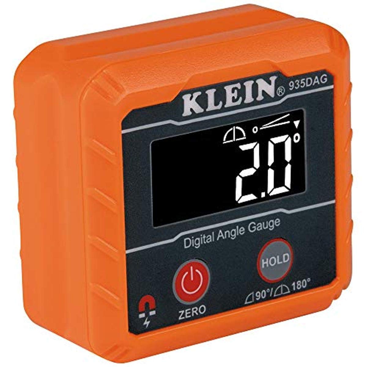 Klein Tools Digital Level & Angle Gauge with Folding Hex Key Set - Professional Precision Measuring Tool for Construction, Carpentry & DIY Projects