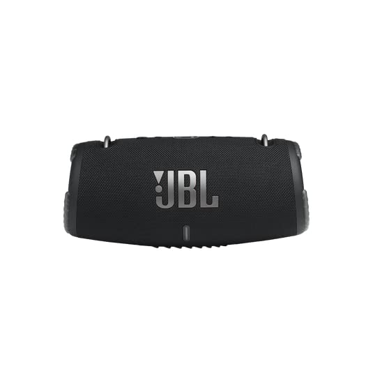 JBL Xtreme 3 Waterproof Bluetooth Speaker Bundle with gSport Carbon Fiber Case & Shoulder Strap - Portable Wireless Speaker for Outdoor, Beach, Pool Party & Travel (Black)