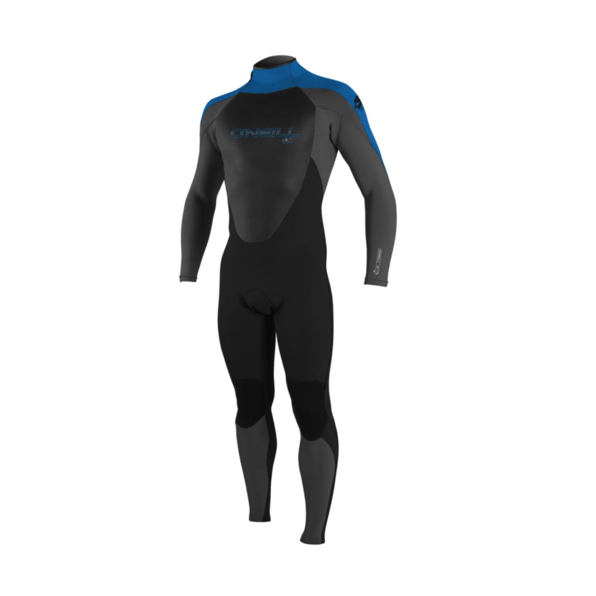 O'Neill Epic 4/3 Youth Full Back Zip Wetsuit - Black/Smoke/Ocean for Surfing, Diving & Water Sports