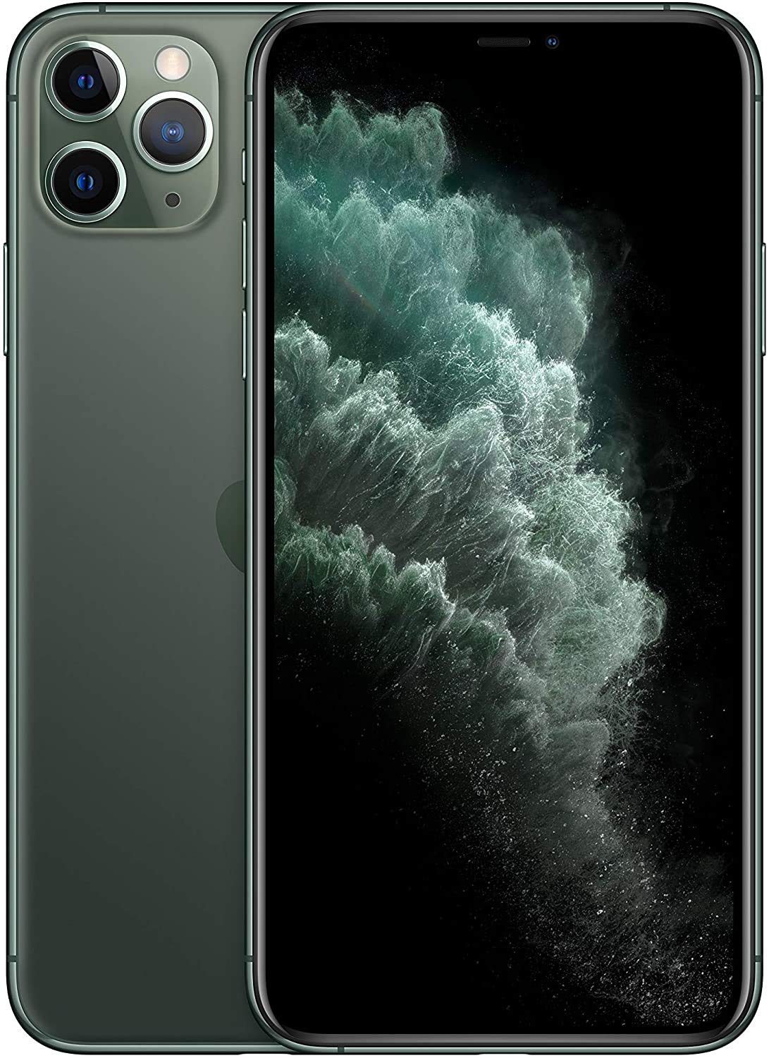 Apple iPhone 11 Pro Max 64GB - Midnight Green (Renewed/Refurbished) | Unlocked Smartphone with 6.5