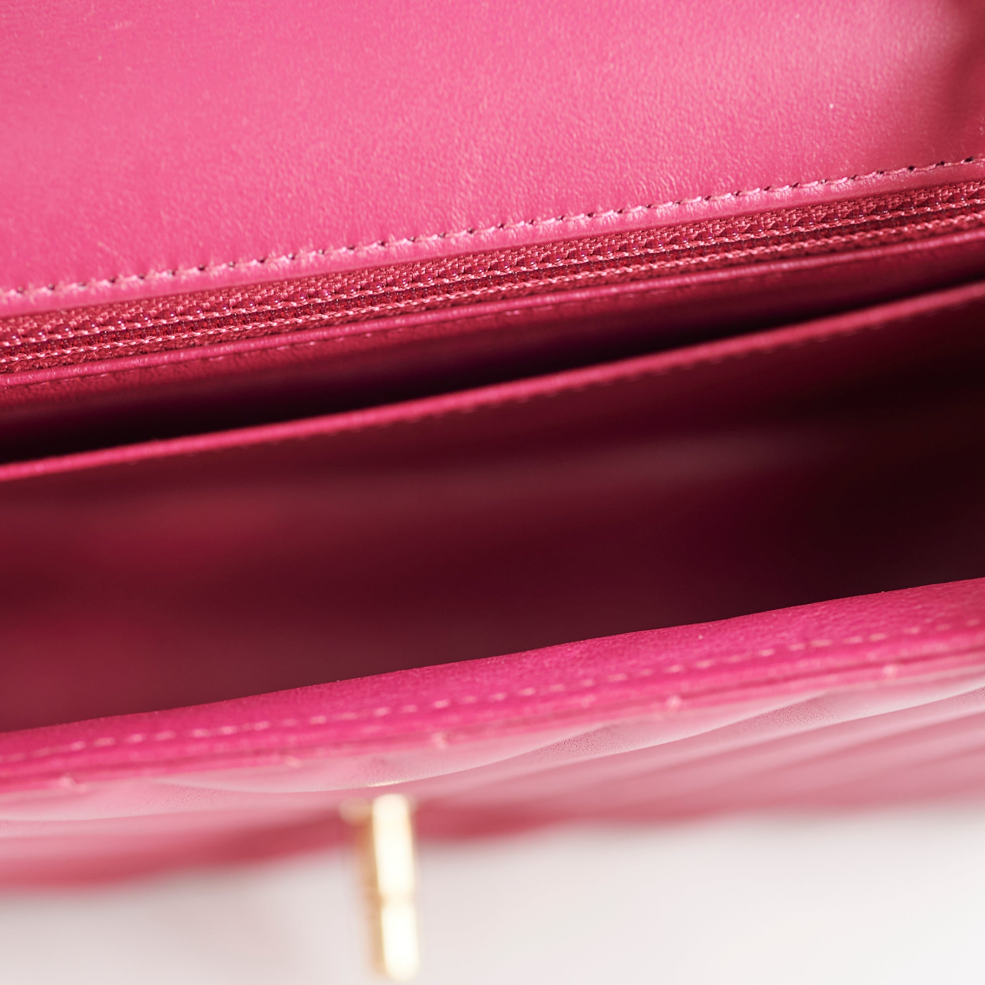 Chanel Mini Rectangular Bag in Dark Pink Chevron Lambskin Leather - Luxury Crossbody Purse for Women, Perfect for Date Night & Special Occasions