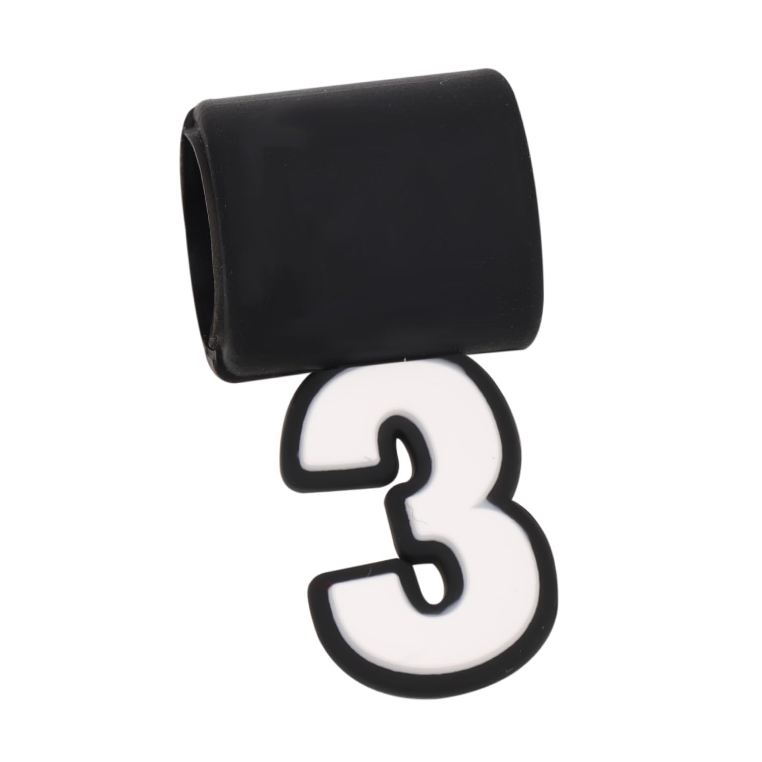 Baseball Number Pendant 0-9 - Silicone Sports Fan Necklace for Men & Women - Perfect for Baseball Games, Team Spirit & Tornado Braided Rope Jewelry