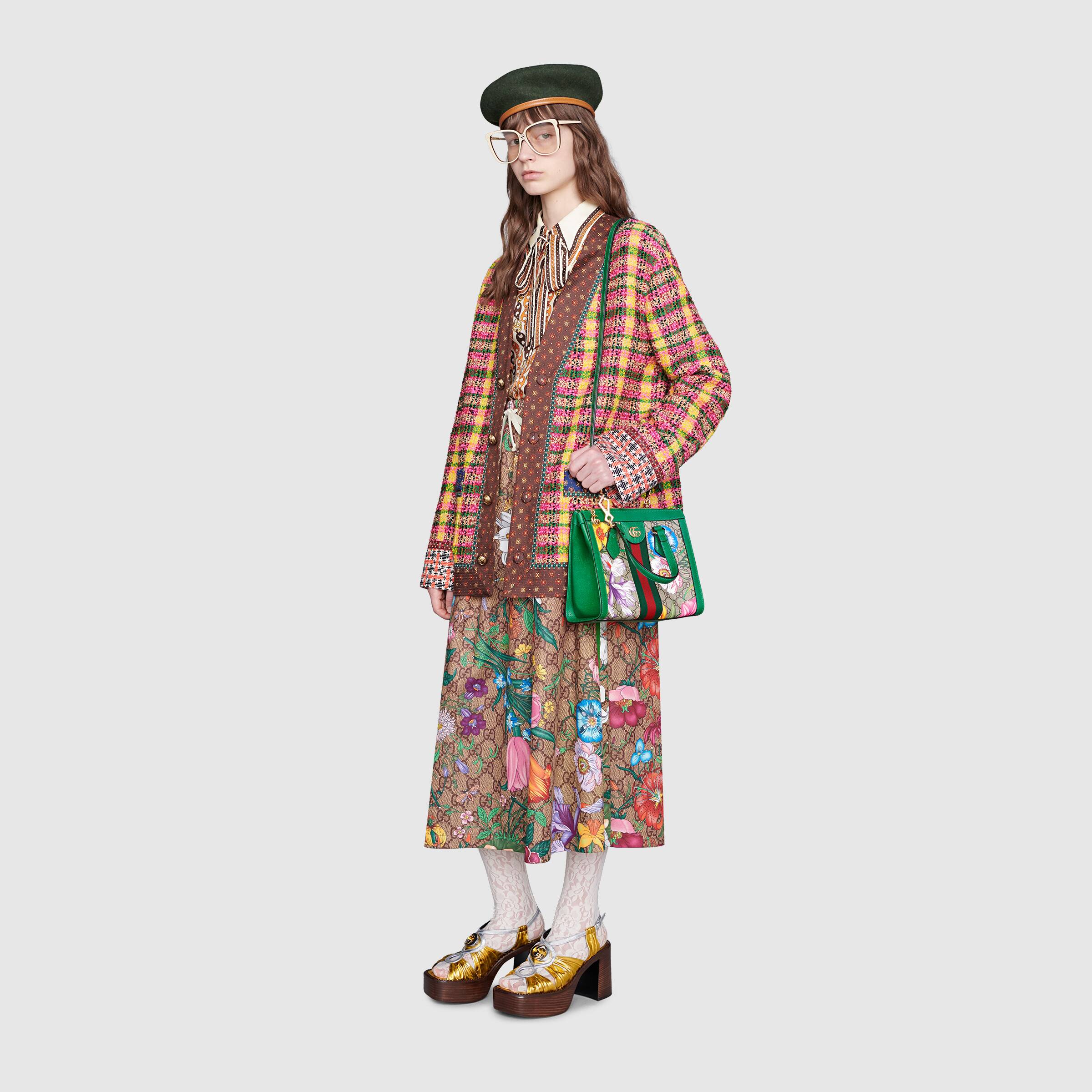 Gucci Ophidia GG Flora Small Tote Bag - Online Exclusive - Perfect for Work, Travel & Everyday Use