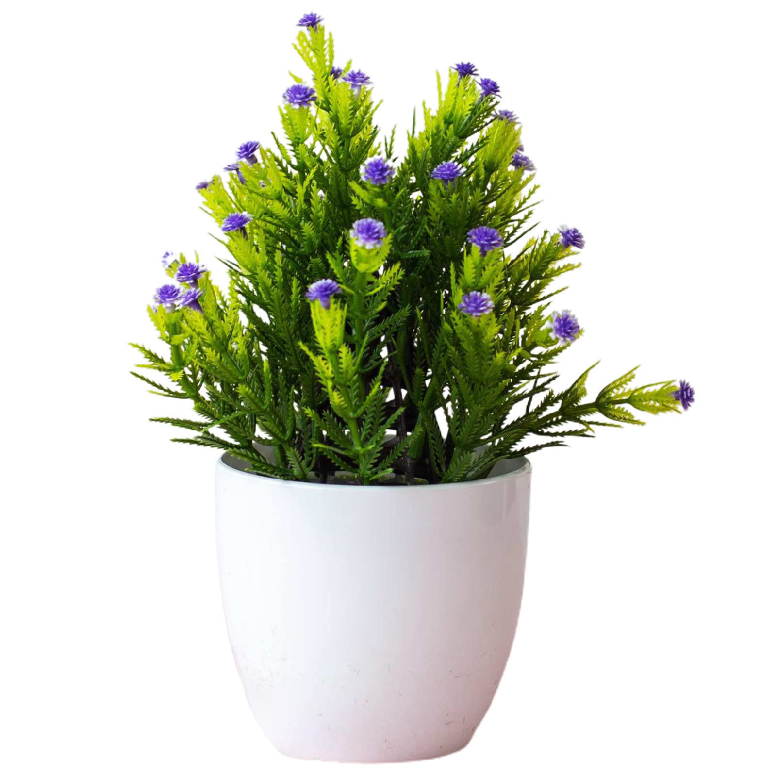 Artificial Bonsai Tree - Colorful Plastic Decorative Potted Fake Flower for Home Office Decor, Party Supplies & Wedding Centerpieces